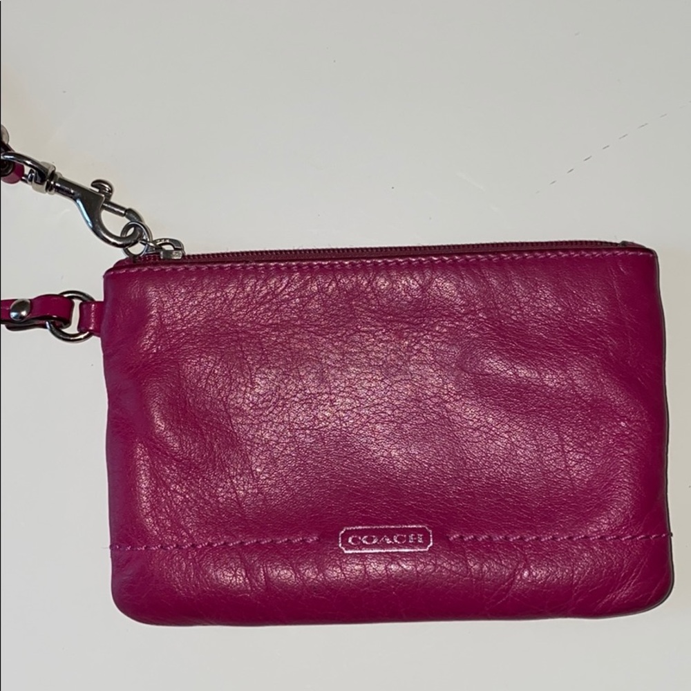 Coach Pink Wristlet